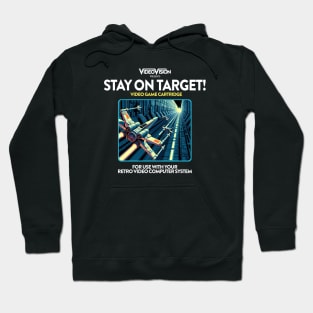 Stay on Target 80s Game Hoodie